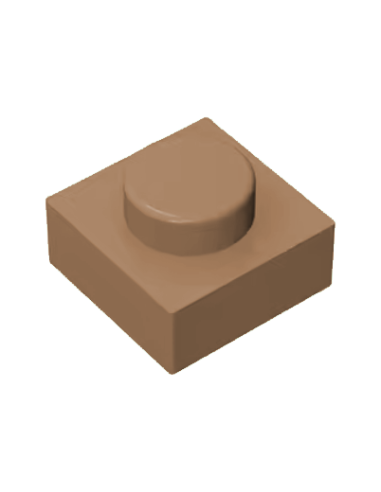 Ladrillo cuadrado de 1x1 - Turrón mediano