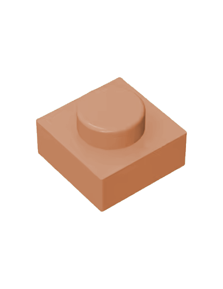 Ladrillo cuadrado de 1x1 - Turrón