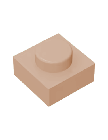 Brique 1x1 carré - Peau