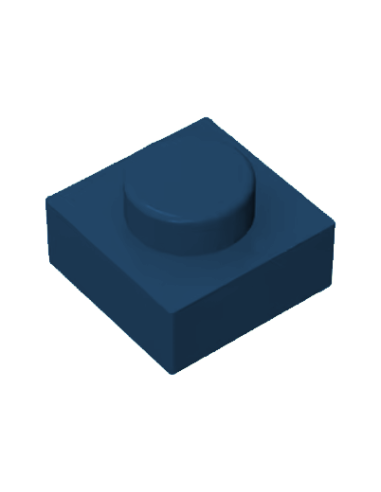 1x1 Square Brick - Dark Blue