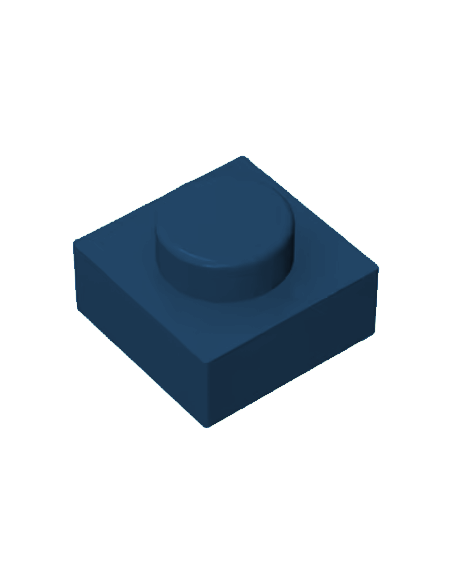 1x1 Square Brick - Dark Blue
