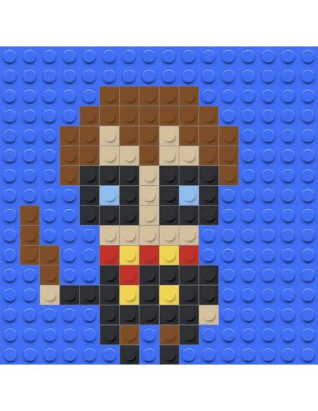 Harry Potter en Pixel Art | Kit créatif 95 briques