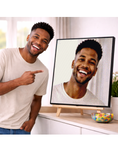 Create your custom mosaic artwork from your photo LEGO® compatible bricks 2