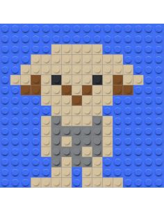Dobby libéré en Pixel Art | Kit Harry Potter 106 pièces