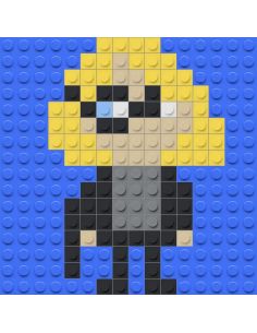 Fol Œil Maugrey | Pixel Art Harry Potter en 115 briques