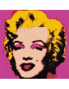 Marilyn Monroe 1967 Warhol | Tableau Pixel Art
