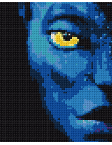 Blason Avatar – Pixel Art inspiré de James Cameron