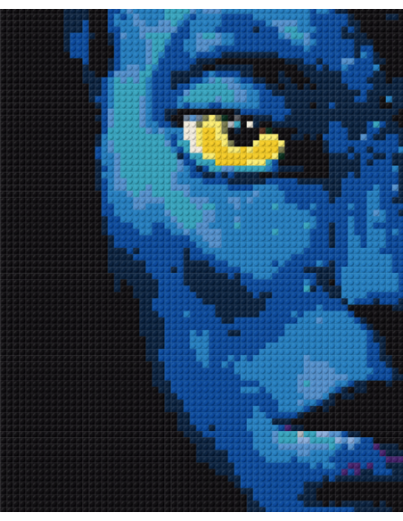 Blason Avatar – Pixel Art inspiré de James Cameron