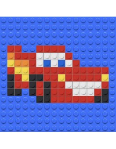 Kit pixel art - Flash McQueen - Cars