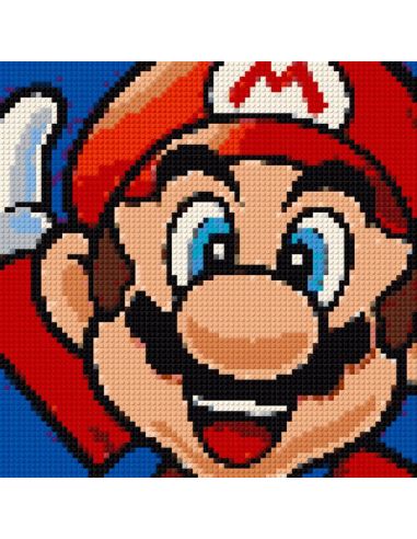 Mario Bros Nintendo – Héros du Gaming en Pixel Art