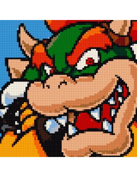Bowser Nintendo – Roi des Koopas en Pixel Art