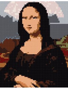 La Joconde – Léonard de Vinci en Pixel Art