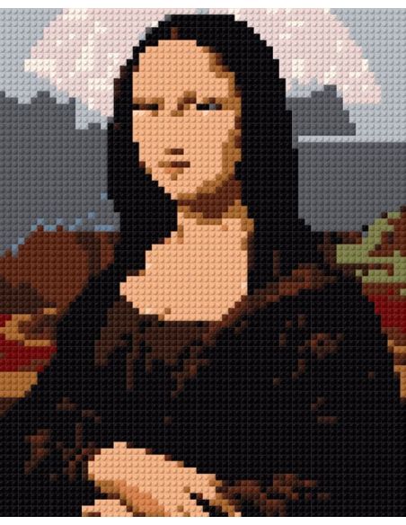 La Gioconda – Leonardo da Vinci en Arte Pixel