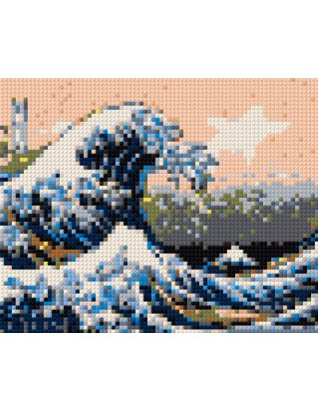 La Grande Vague de Kanagawa – Hokusai Pixel Art