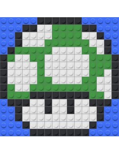 Kit pixel art - 1 up mushroom - Mario Bros