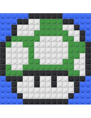 Kit pixel art - 1 up mushroom - Mario Bros