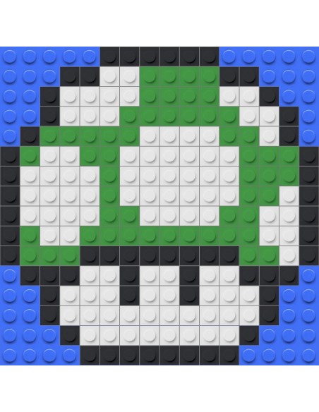 Kit pixel art - 1 up mushroom - Mario Bros
