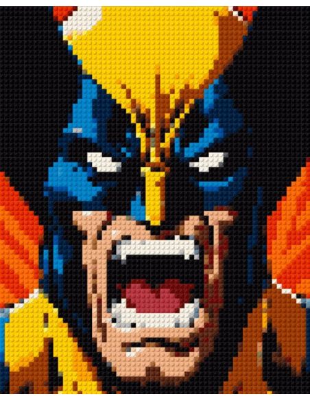 Wolverine MARVEL – Mutant Légendaire en Pixel Art